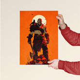 Kratos 'Ghost of Sparta' Skull Pile Poster